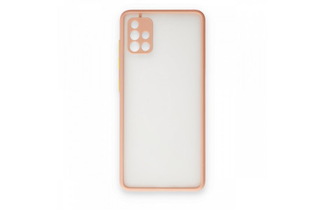 Newface Samsung Galaxy A51 Kılıf Montreal Silikon Kapak - Pembe