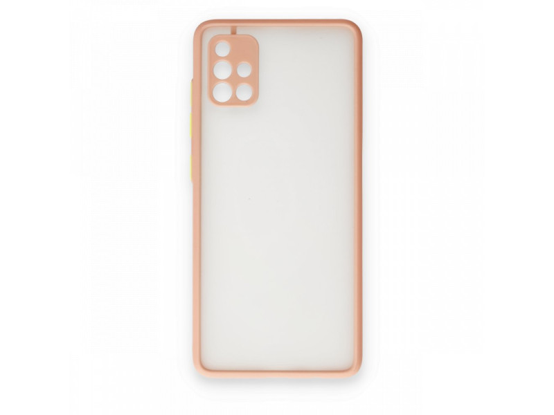 Newface Samsung Galaxy A51 Kılıf Montreal Silikon Kapak - Pembe