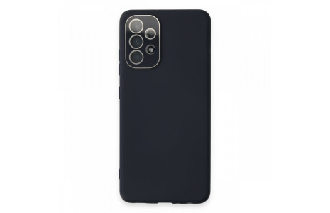 Newface Samsung Galaxy A52 Kılıf Lansman Glass Kapak - Lacivert