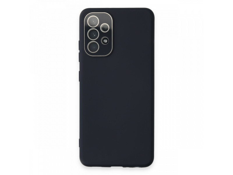 Newface Samsung Galaxy A52 Kılıf Lansman Glass Kapak - Lacivert