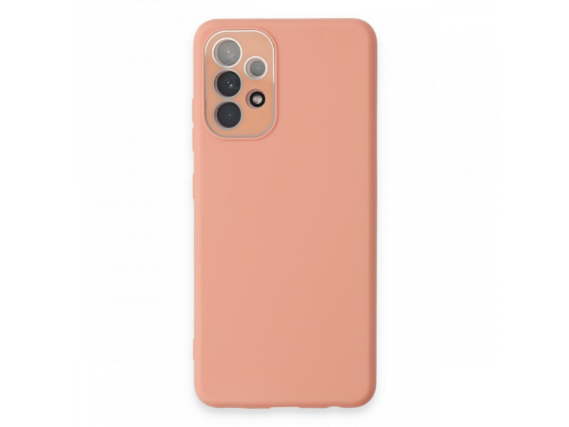 Newface Samsung Galaxy A52 Kılıf Lansman Glass Kapak - Pembe