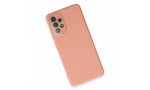 Newface Samsung Galaxy A52 Kılıf Lansman Glass Kapak - Pembe