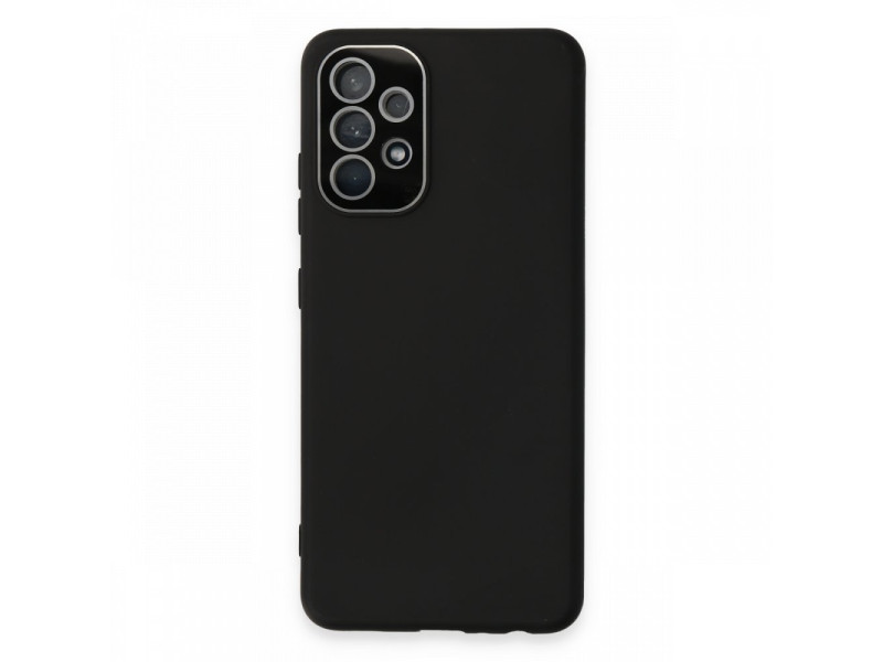 Newface Samsung Galaxy A52 Kılıf Lansman Glass Kapak - Siyah