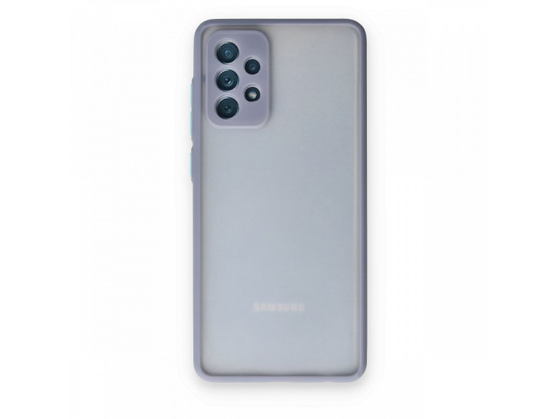 Newface Samsung Galaxy A52 Kılıf Montreal Silikon Kapak - Gri