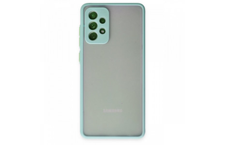 Newface Samsung Galaxy A52 Kılıf Montreal Silikon Kapak - Turkuaz