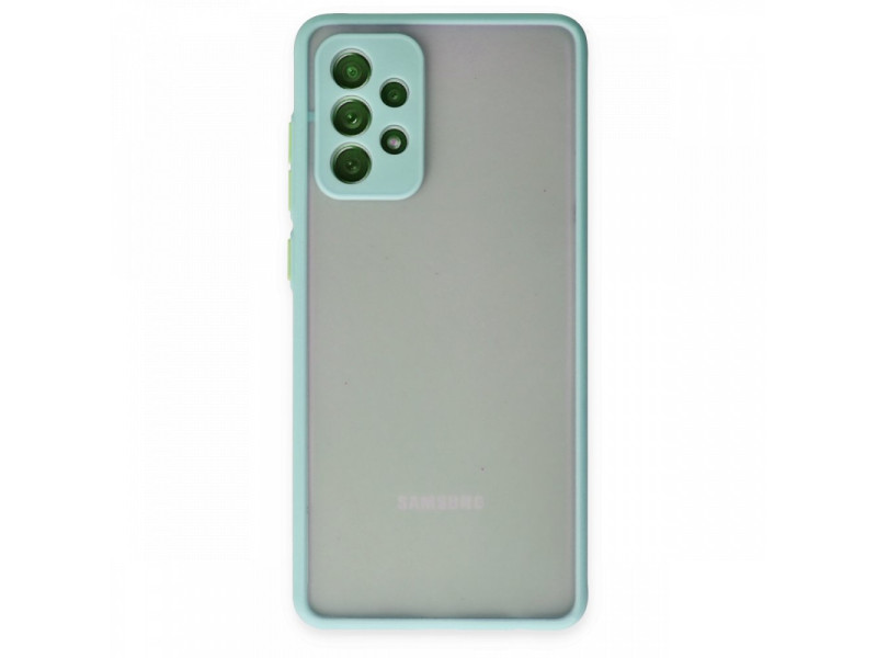 Newface Samsung Galaxy A52 Kılıf Montreal Silikon Kapak - Turkuaz