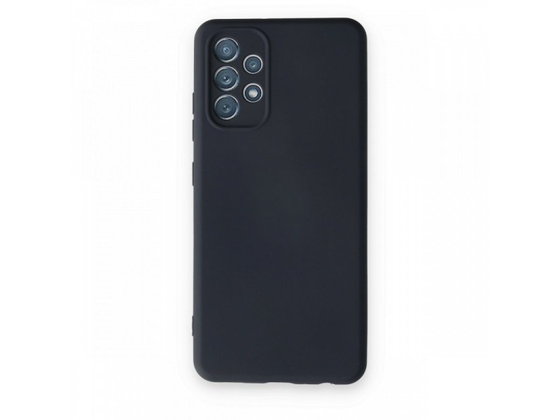 Newface Samsung Galaxy A52 Kılıf Nano içi Kadife Silikon - Lacivert