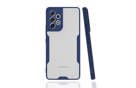 Newface Samsung Galaxy A53 5G Kılıf Platin Silikon - Lacivert