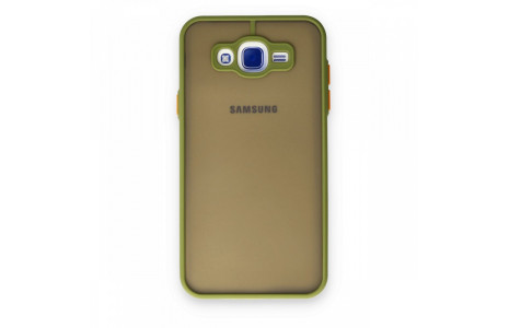 Newface Samsung Galaxy J7 Kılıf Montreal Silikon Kapak - Açık Yeşil