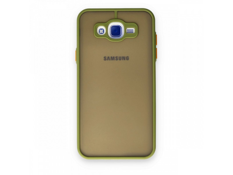 Newface Samsung Galaxy J7 Kılıf Montreal Silikon Kapak - Açık Yeşil