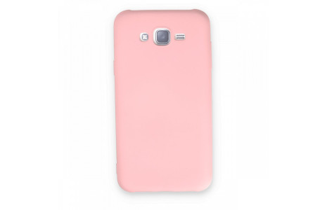 Newface Samsung Galaxy J7 Kılıf Nano içi Kadife Silikon - Pudra