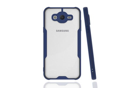 Newface Samsung Galaxy J7 Kılıf Platin Silikon - Lacivert