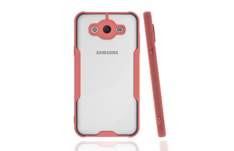 Newface Samsung Galaxy J7 Kılıf Platin Silikon - Pembe