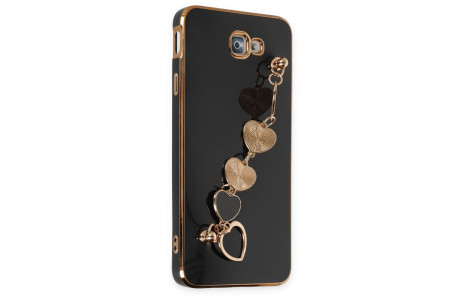Newface Samsung Galaxy J7 Prime Kılıf Esila Silikon - Siyah