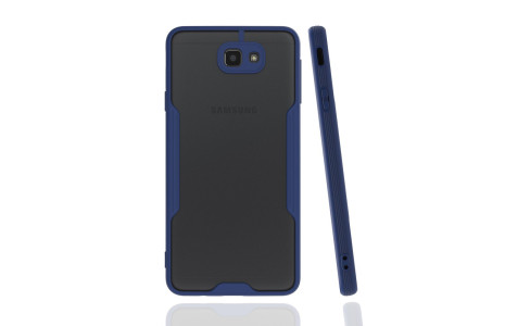 Newface Samsung Galaxy J7 Prime Kılıf Platin Silikon - Lacivert