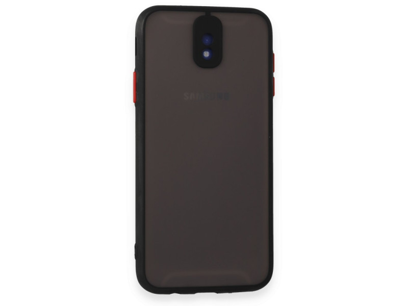 Newface Samsung Galaxy J7 Pro / J730 Kılıf Montreal Silikon Kapak - Siyah