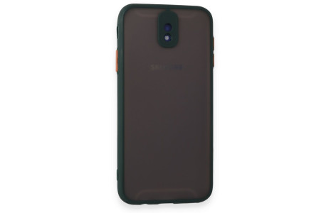 Newface Samsung Galaxy J7 Pro / J730 Kılıf Montreal Silikon Kapak - Yeşil