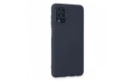 Newface Samsung Galaxy M22 Kılıf Lansman Glass Kapak - Lacivert