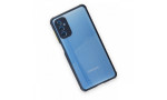 Newface Samsung Galaxy M52 5G Kılıf Miami Şeffaf Silikon - Lacivert