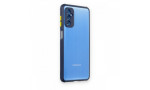 Newface Samsung Galaxy M52 5G Kılıf Miami Şeffaf Silikon - Lacivert