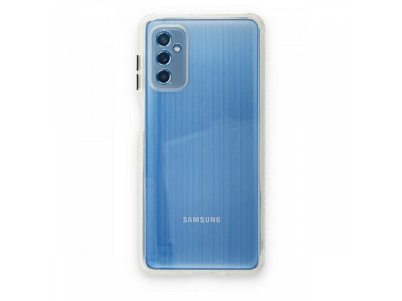Newface Samsung Galaxy M52 5G Kılıf Miami Şeffaf Silikon - Şeffaf