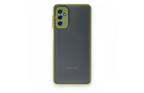 Newface Samsung Galaxy M52 5G Kılıf Montreal Silikon Kapak - Açık Yeşil