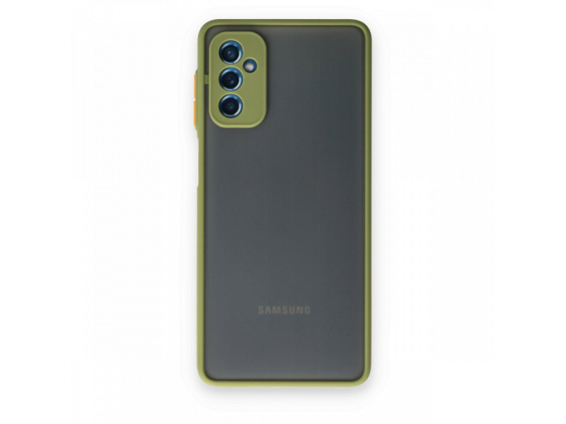 Newface Samsung Galaxy M52 5G Kılıf Montreal Silikon Kapak - Açık Yeşil