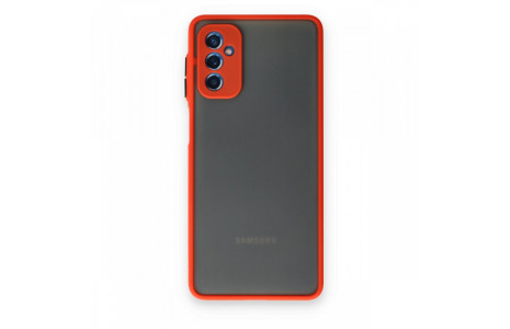 Newface Samsung Galaxy M52 5G Kılıf Montreal Silikon Kapak - Kırmızı