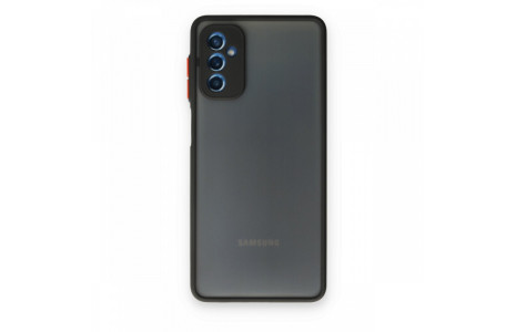Newface Samsung Galaxy M52 5G Kılıf Montreal Silikon Kapak - Siyah