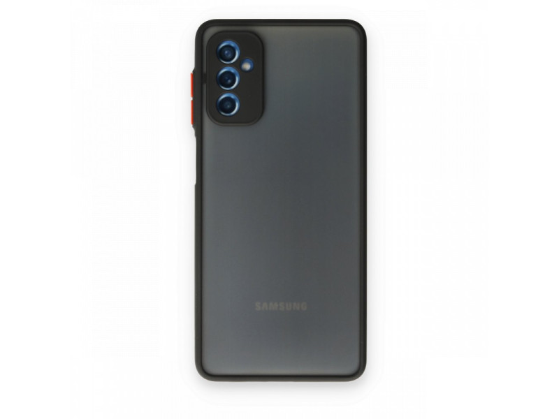 Newface Samsung Galaxy M52 5G Kılıf Montreal Silikon Kapak - Siyah