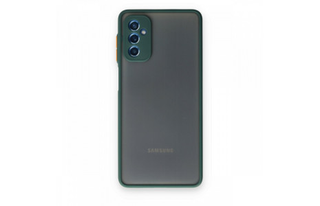 Newface Samsung Galaxy M52 5G Kılıf Montreal Silikon Kapak - Yeşil