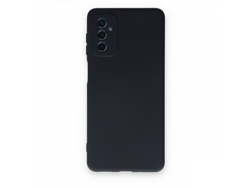Newface Samsung Galaxy M52 5G Kılıf Nano içi Kadife Silikon - Lacivert