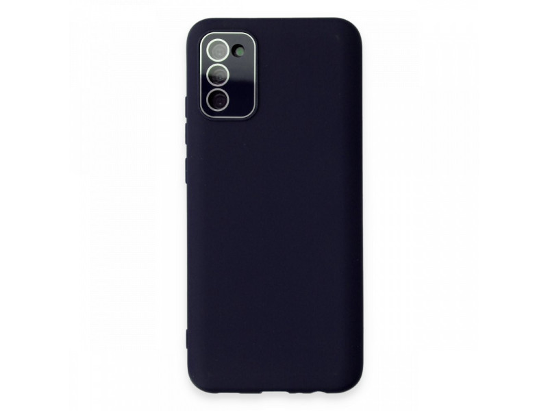 Newface Samsung Galaxy S20 FE Kılıf Lansman Glass Kapak - Lacivert