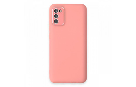 Newface Samsung Galaxy S20 FE Kılıf Lansman Glass Kapak - Pembe