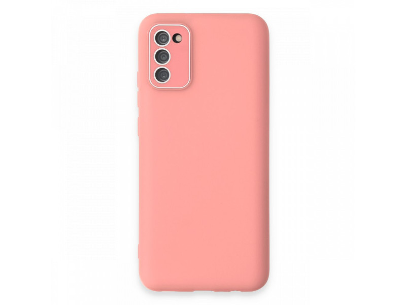 Newface Samsung Galaxy S20 FE Kılıf Lansman Glass Kapak - Pembe