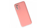 Newface Samsung Galaxy S20 FE Kılıf Lansman Glass Kapak - Pembe
