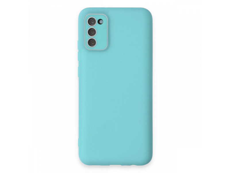 Newface Samsung Galaxy S20 FE Kılıf Lansman Glass Kapak - Turkuaz
