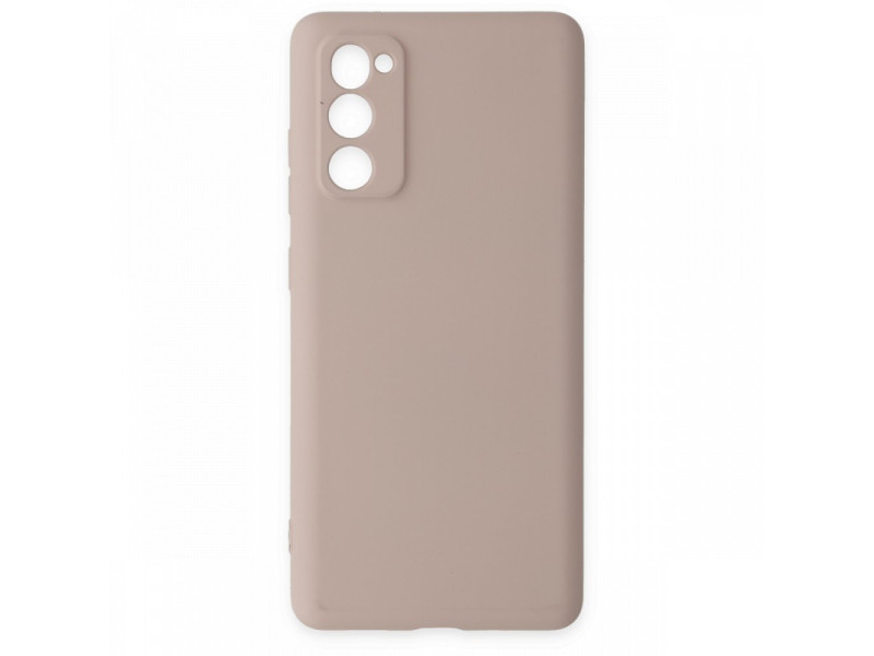 Newface Samsung Galaxy S20 FE Kılıf Nano içi Kadife Silikon - Pudra