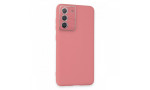 Newface Samsung Galaxy S21 FE Kılıf Lansman Glass Kapak - Pembe