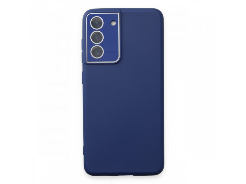 Newface Samsung Galaxy S21 FE Kılıf Lansman Glass Kapak - Sky Blue