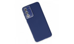 Newface Samsung Galaxy S21 FE Kılıf Lansman Glass Kapak - Sky Blue