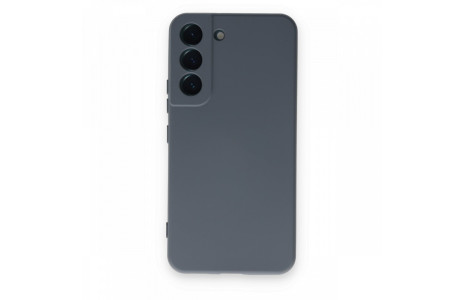 Newface Samsung Galaxy S22 Kılıf Nano içi Kadife Silikon - Gri