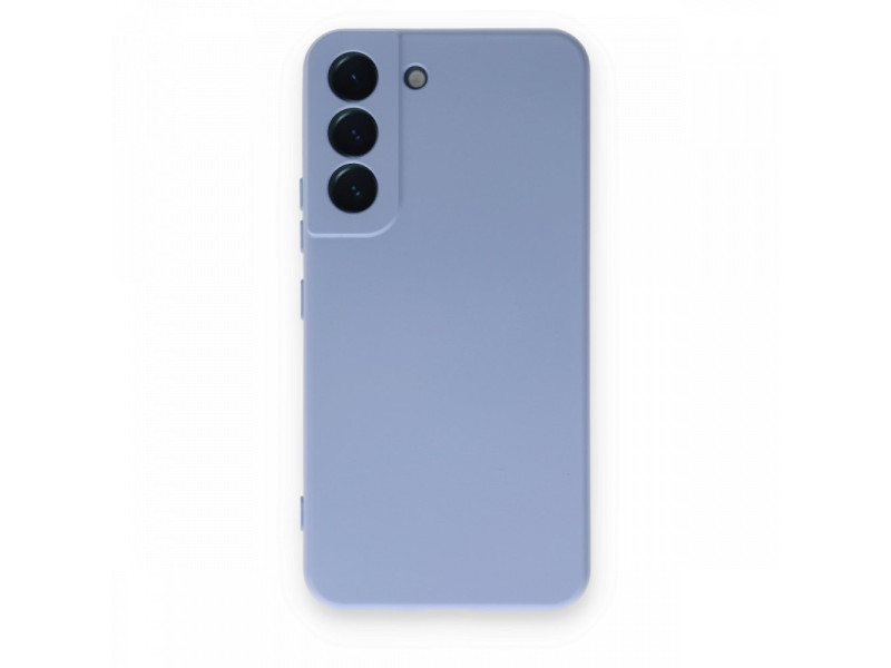 Newface Samsung Galaxy S22 Kılıf Nano içi Kadife Silikon - Lila