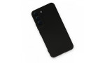 Newface Samsung Galaxy S22 Kılıf Nano içi Kadife Silikon - Siyah