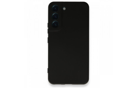 Newface Samsung Galaxy S22 Plus Kılıf Nano içi Kadife Silikon - Siyah