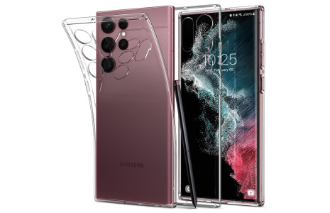 Newface Samsung Galaxy S22 Ultra Kılıf Lüx Şeffaf Silikon
