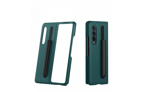 Newface Samsung Galaxy Z Fold 3 Kılıf Fold Kapak - Yeşil