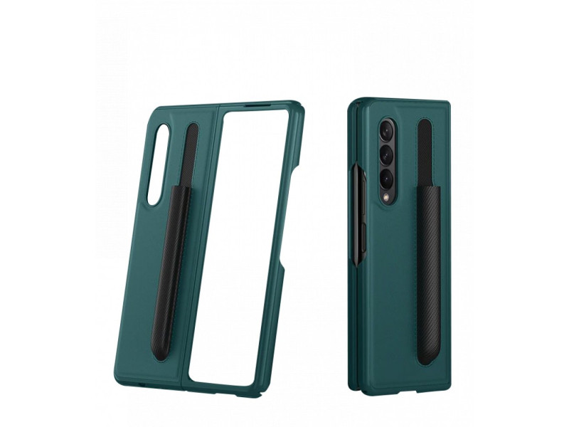 Newface Samsung Galaxy Z Fold 3 Kılıf Fold Kapak - Yeşil