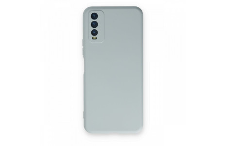Newface Vivo Y11S Kılıf Nano içi Kadife Silikon - Buz Mavisi
