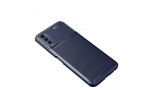 Newface Vivo Y20 Kılıf Focus Karbon Silikon - Lacivert